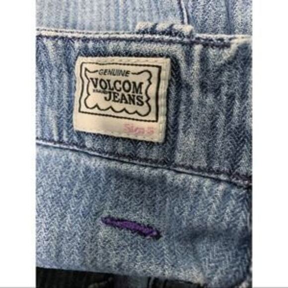 Volcom Stone Blue Denim Shorts Juniors size 5 - Picture 7 of 7